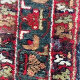 Handmade ancient Persian mazlaghan carpet