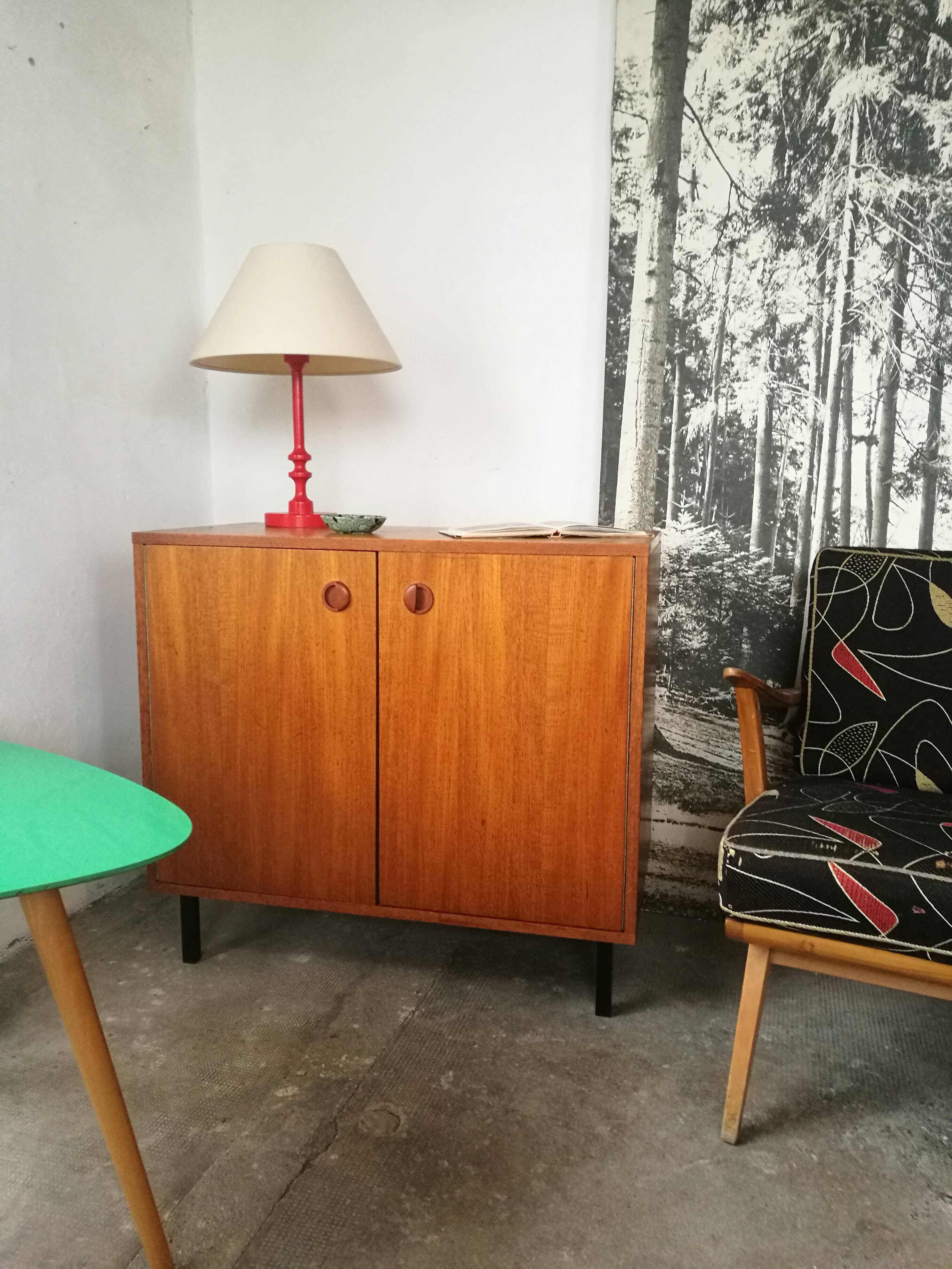 Vintage Scandinavian buffet, teak