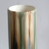 Gustave de Bruyn Pair of Art Nouveau slip vases