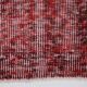 7x10 Rug For Living Room Wine Red Turkish Vintage Rug, 213x311Cm