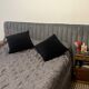 Habitat grey boudoir headboard 244 x 120 cm