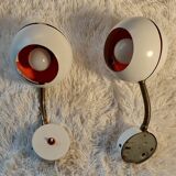 Pair of Denmark eye ball wall lights