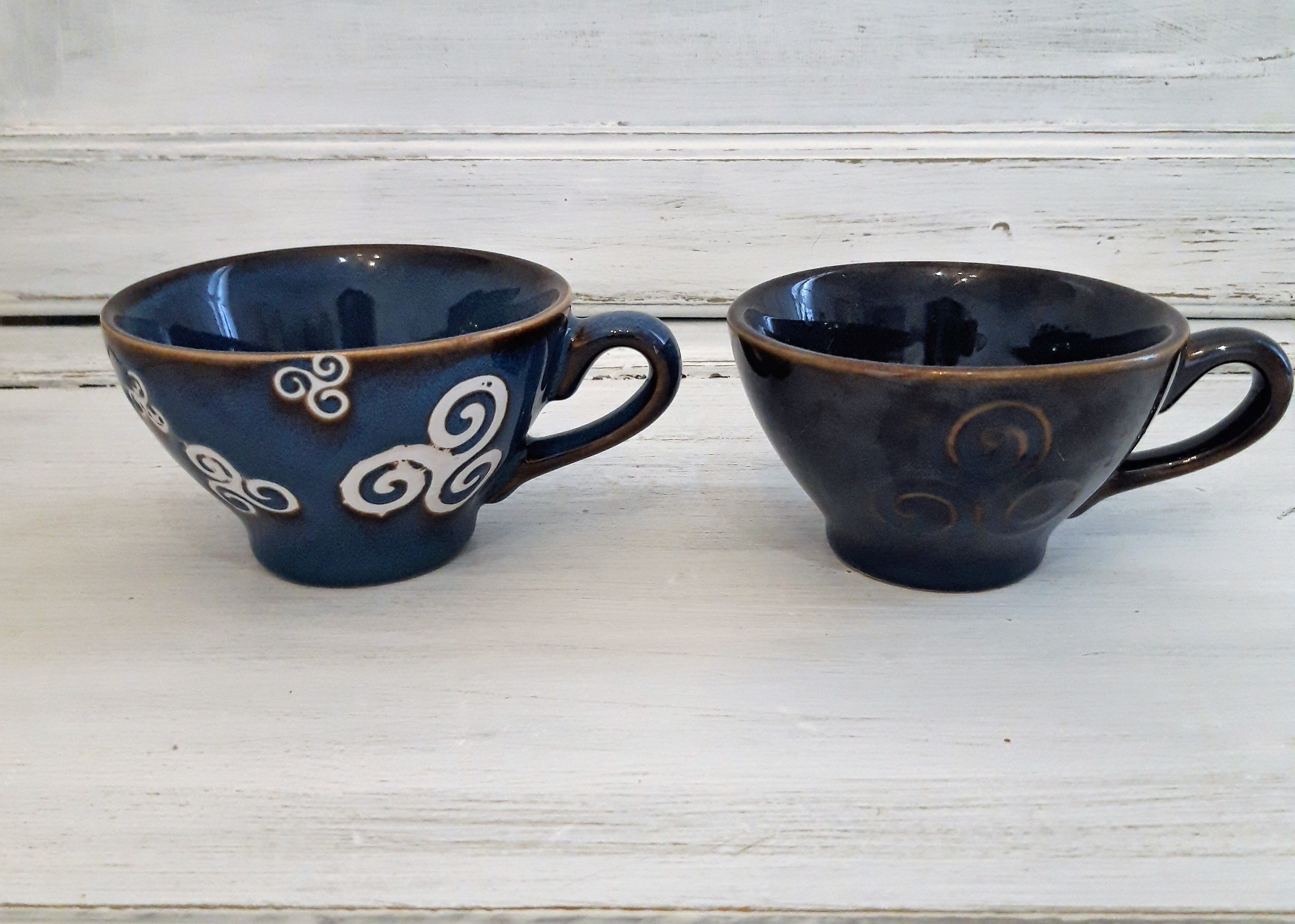 Sandstone mugs Triskel Brittany