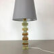 Vintage Hollywood Regency Onyx Marble Light Base Table Light, Italy, 1970s