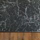 Table basse moderniste en Formica noir marbré vert