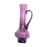 Purple opaline vase