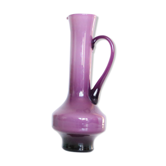Purple opaline vase