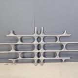 Vintage large brutalist wall sculpture, 1970s