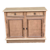 Renovated vintage Parisian sideboard in wood from the 1950s.
