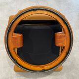 Ekornes chaise longue armchair in Norwegian Scandinavian leather, Chamois