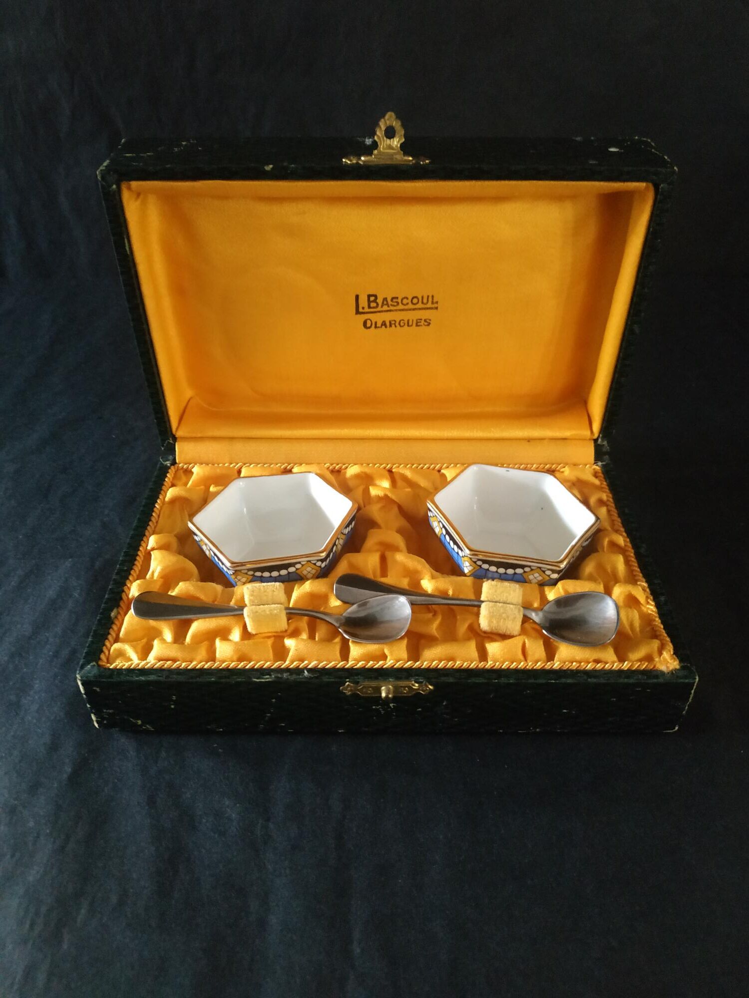 Salerons art deco Astral Limoges