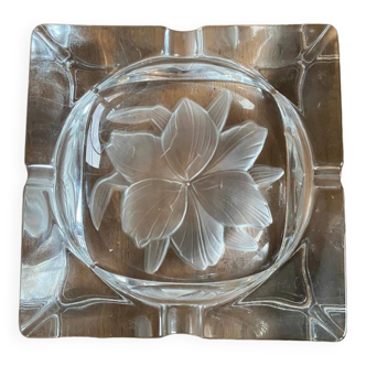 Durand crystal ashtray