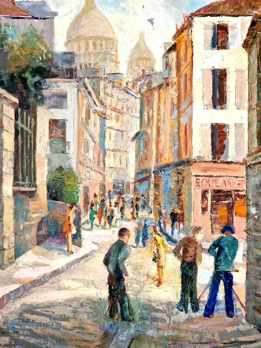 Tableau Montmartre by J. Arnaldi