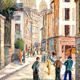 Tableau Montmartre by J. Arnaldi