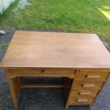 Oak administrative desk