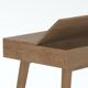 Console minimaliste en chêne avec tiroir