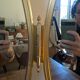 Louis XV style triptych mirror