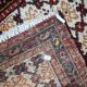 Vintage Persian Carpet Hamadan handmade 80cm x 207cm 1960s, 1C378