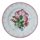 Old earthenware plate: blueberry décor