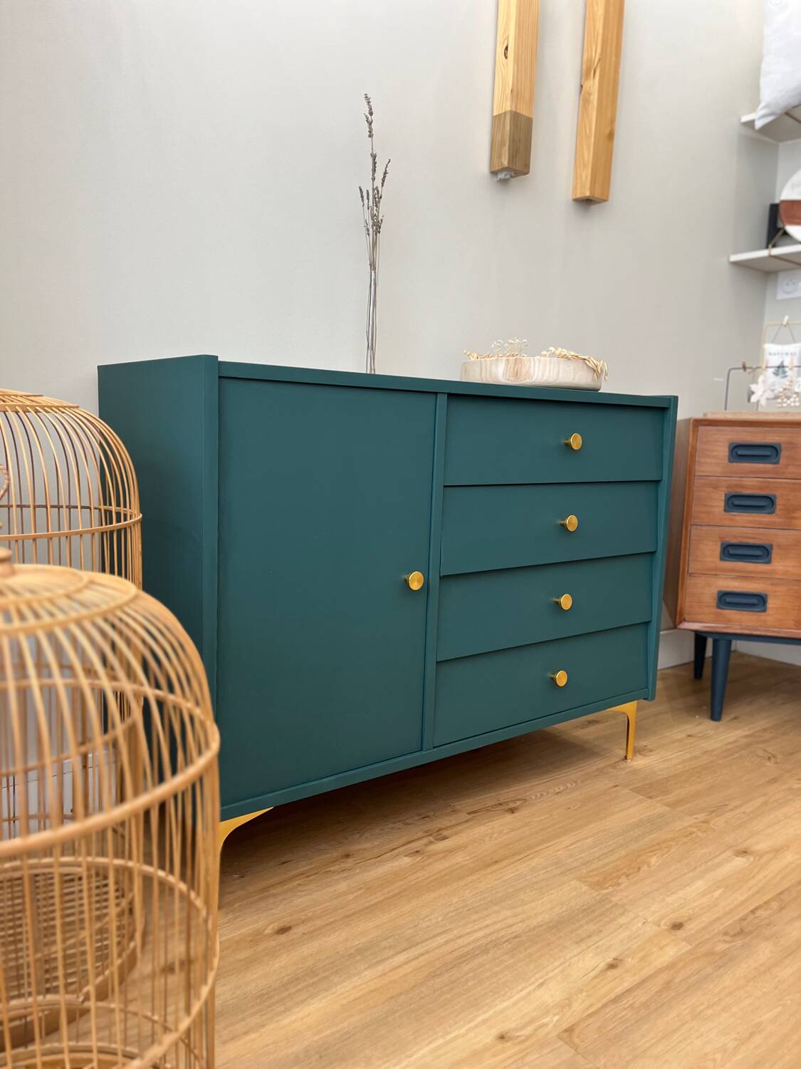 Green buffet from the 50s