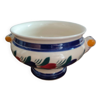 Quimper earthenware pot