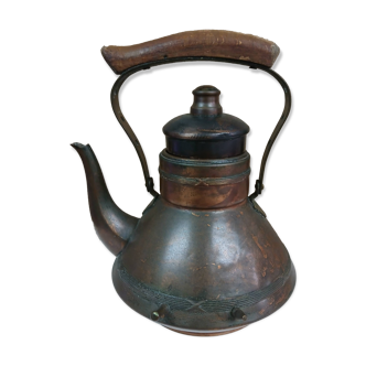 vintage copper teapot