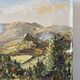 Provençal village landscape, knife oil painting signed René Lechair.