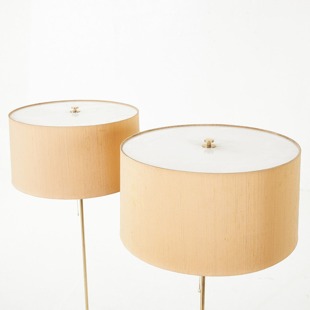 Paire de lampadaires 'G-024' produits par Bergboms, Suède, années 1960.