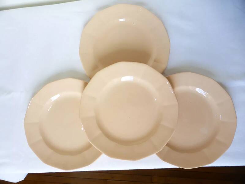 4 dessert plates from Digoin Sarreguemines 220623