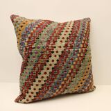 60x60 cm Kilim Cushion,Vintage Cushion Cover