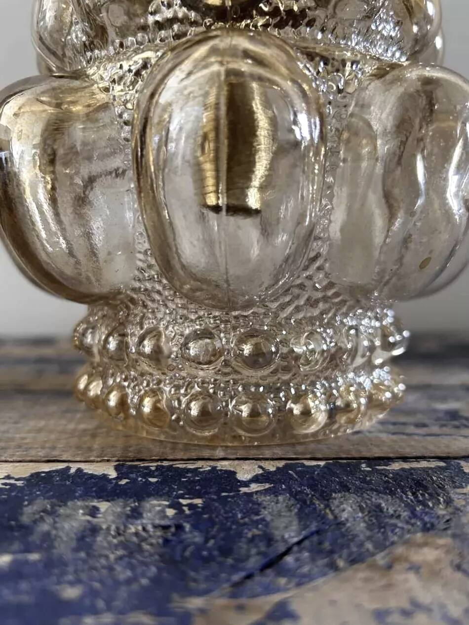 Gold tilting wall light