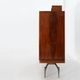 Rare A-geometrically Italian Mid-century cabinet in rosewood, 1960s