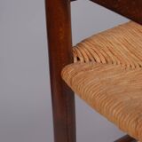 Children's straw armchair
