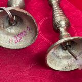 pair of brass lamp foot about 25 cm without the socket