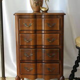 Chiffonnier style Louis XV cherry in marquetry