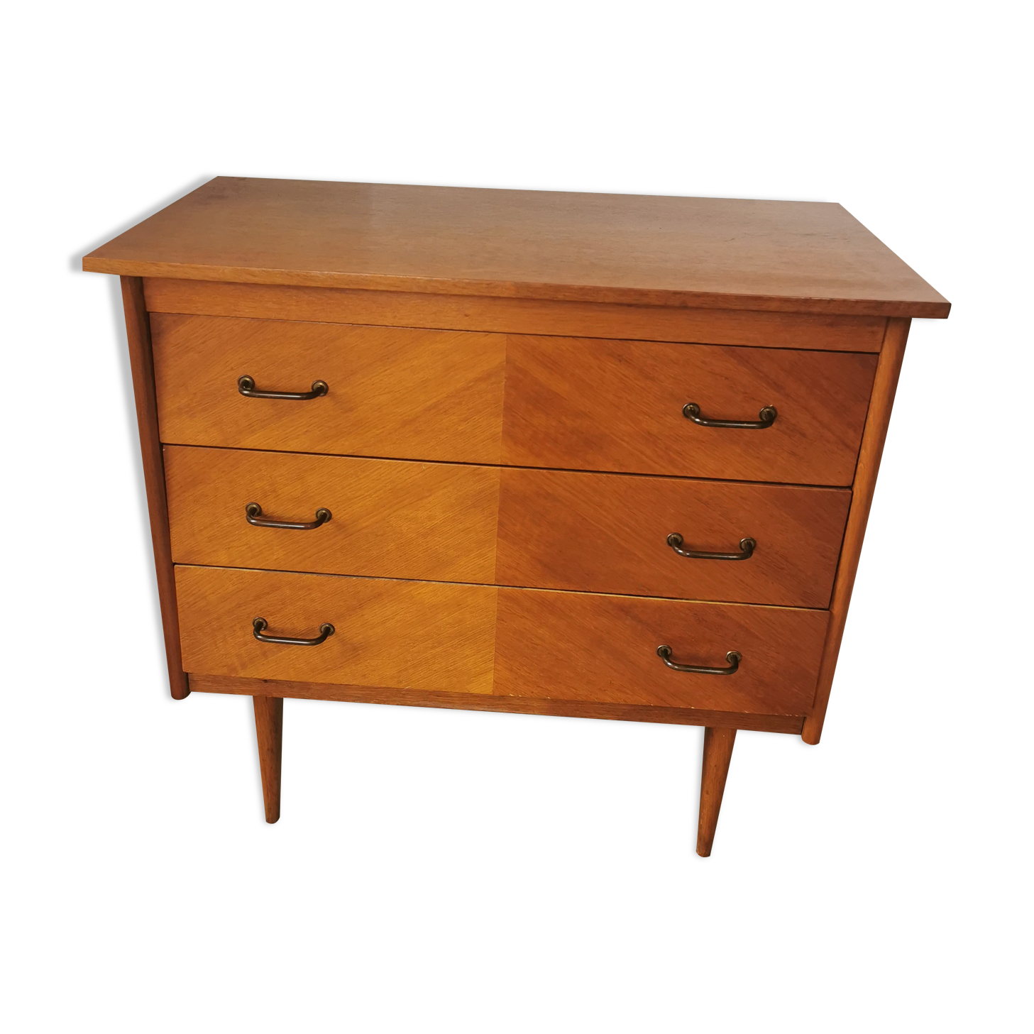 Chest of drawers from the 50s, compass feet