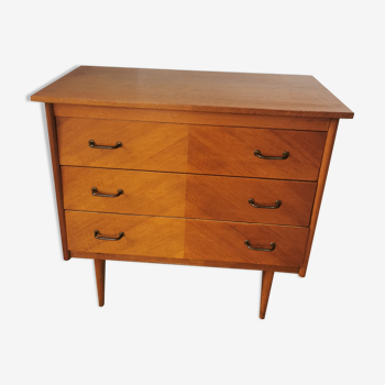 Chest of drawers from the 50s, compass feet