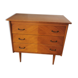 Chest of drawers from the 50s, compass feet