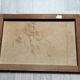 Landscape of a fortified village hamlet from the 19th century - Original antique oil painting.