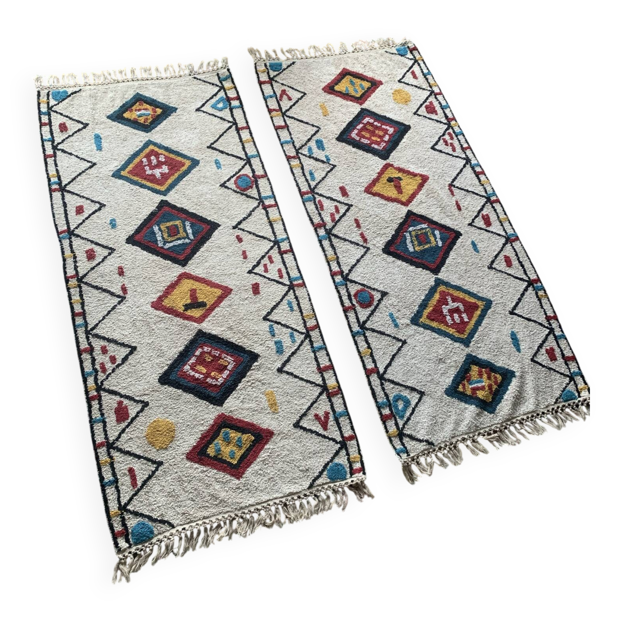 Berber rug pair
