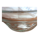Saladier en verre des années 50-60 liseré or