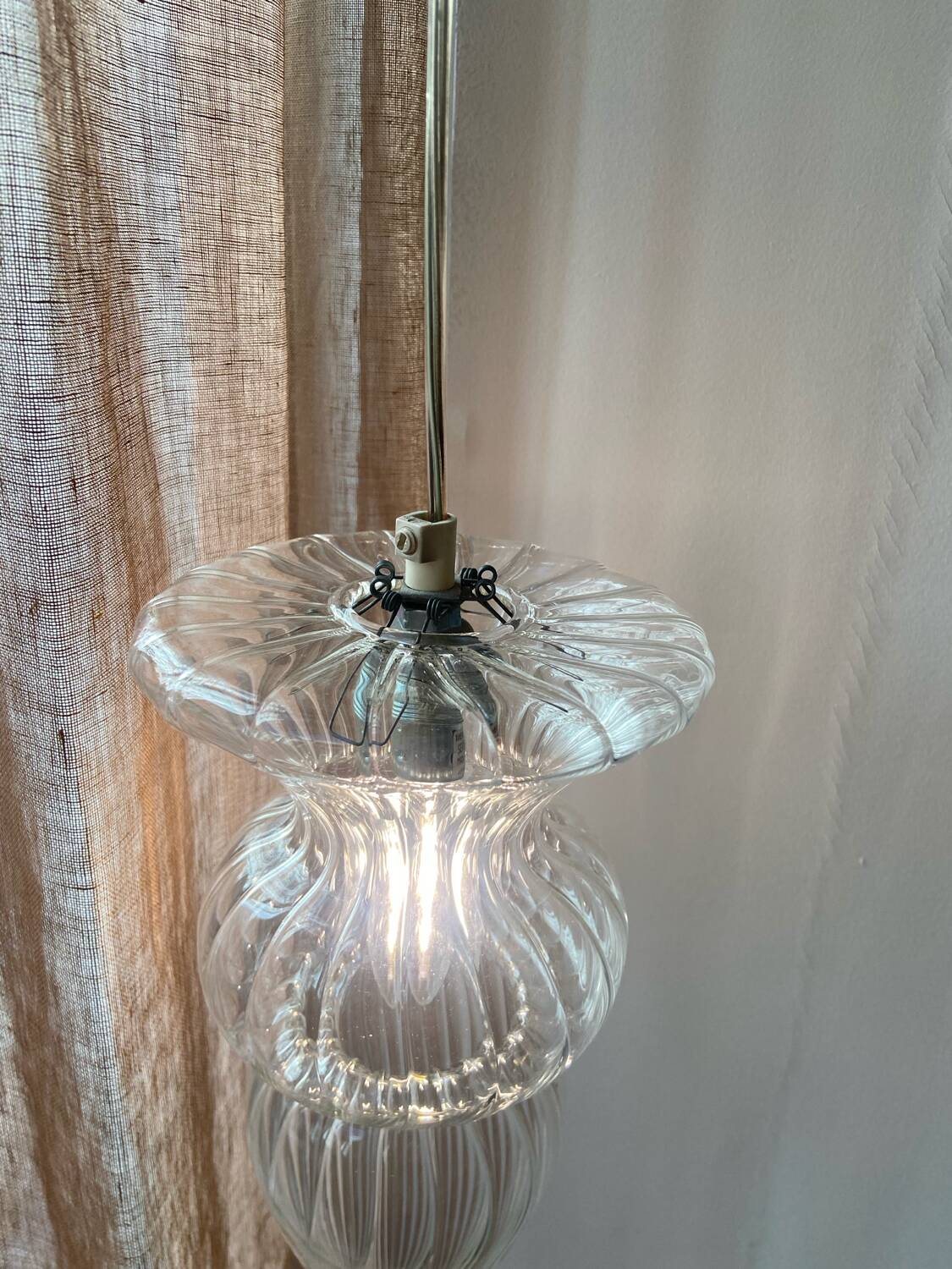 Lot suspension Melogranoblu Turandot verre de Murano