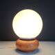 Wooden bedside lamp