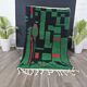Moroccan rug in natural wool 3x2 m