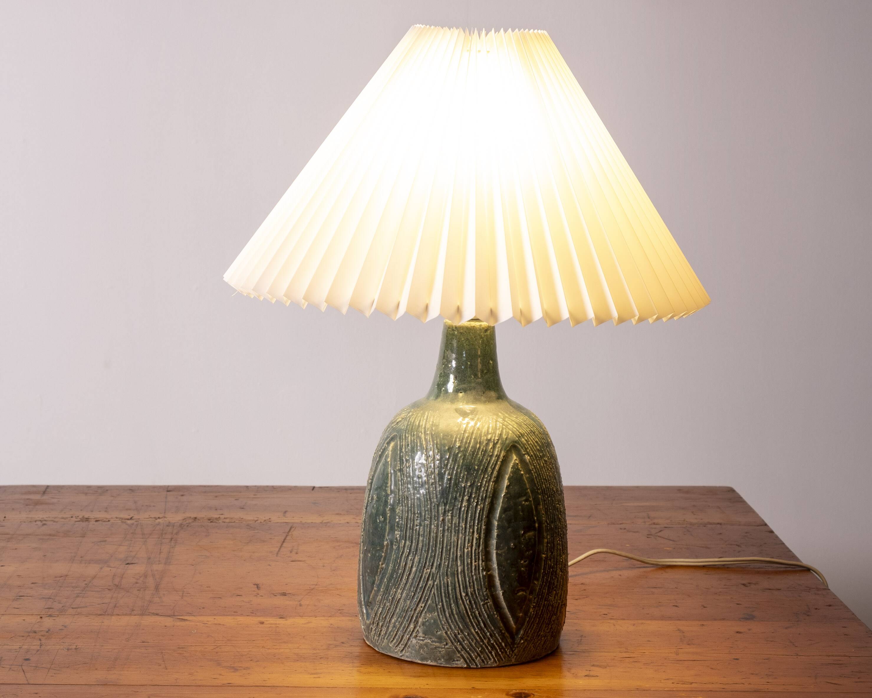 Rare lampe de table de Sejer Keramik, Danemark des années 1960