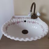 Lavabo ancien en porcelaine de France