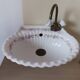 Antique French porcelain washbasin