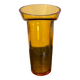 Vintage amber glass vase