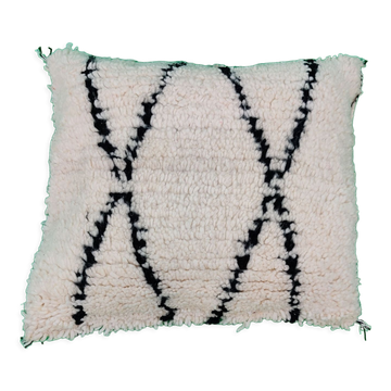 Beni Ouarain Berber cushion wool