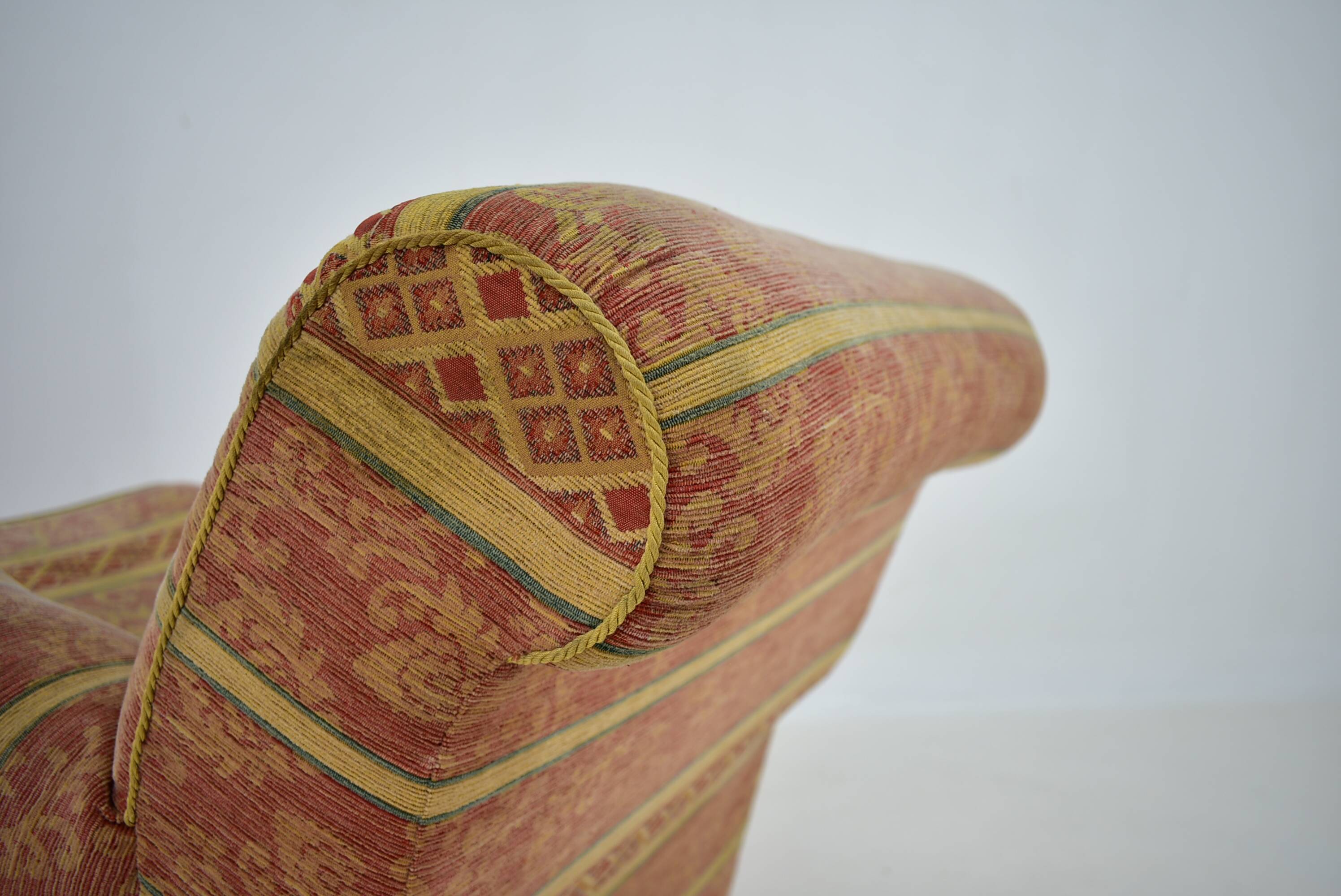 1940s Art Deco Armchair, Czechoslovakia